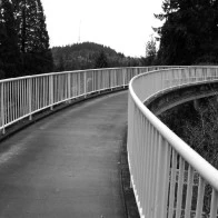 White Steel Railings