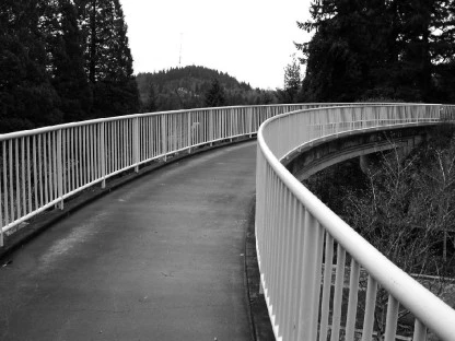 White Steel Railings