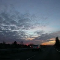 Clouds and Quiet Sunset