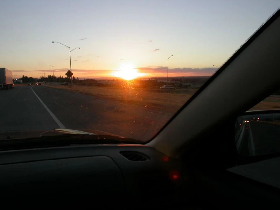 Sunset on the Freeway