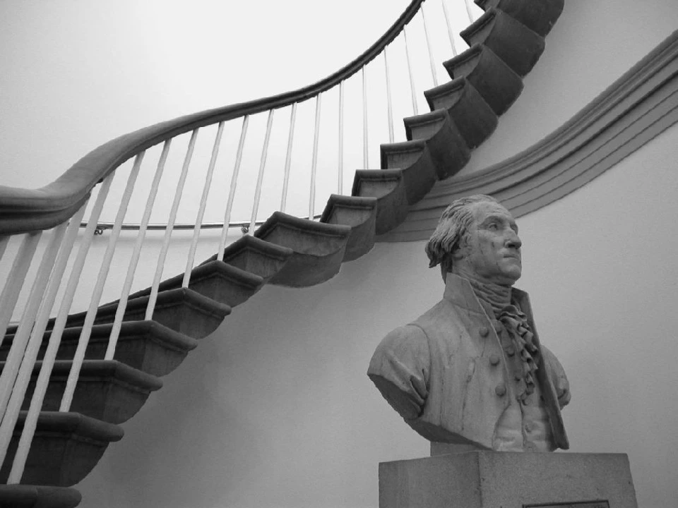 Bust and Stairs