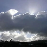 Sunlight Through Clouds, Oregon Coast