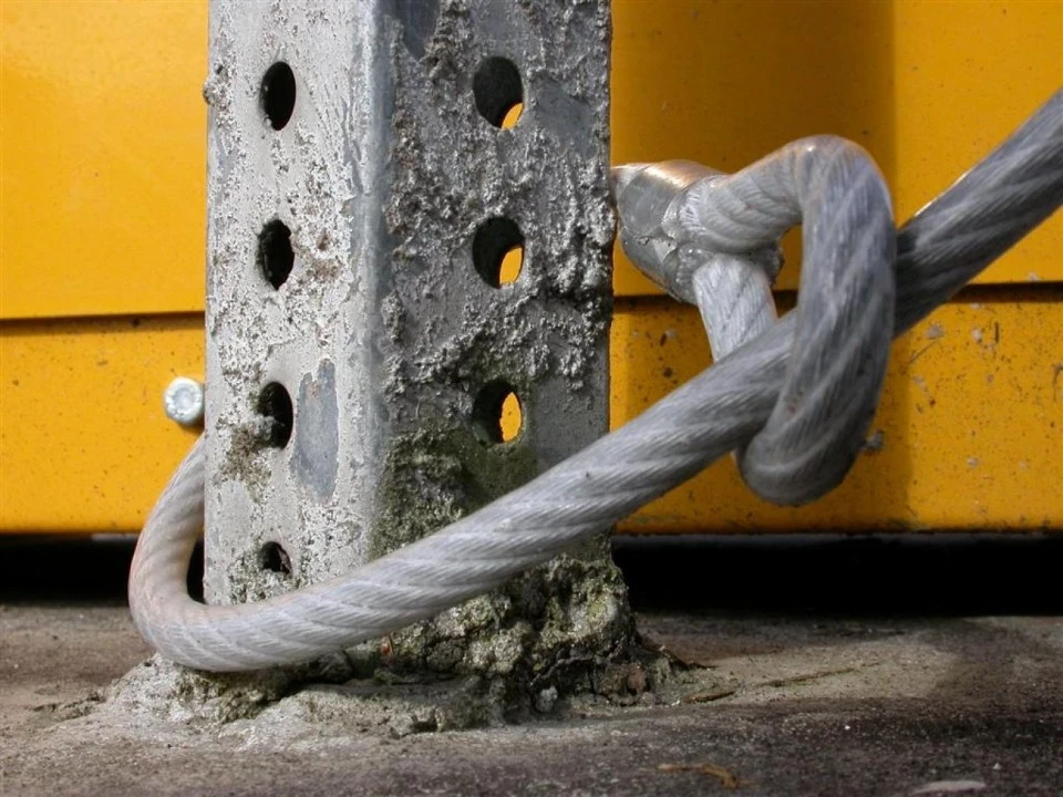 Metal Chain on Signpost