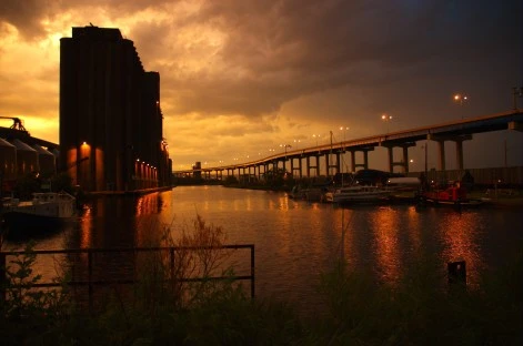 Sunset, Superior Granary