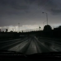 Darkened Freeway To Nowhere