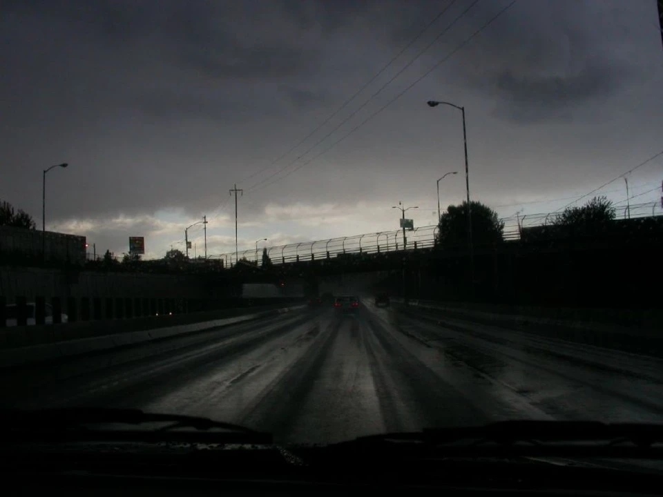 Darkened Freeway To Nowhere